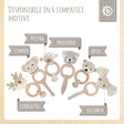 Greifling Waschbär mit Rassel - IT Infographic