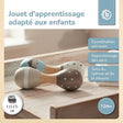 Hantelrasseln 2er Set Igel - FR Infographic