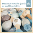 Hantelrasseln 2er Set Waldtiere - FR Infographic