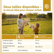 HOBBY HORSE BEIGE - GRÖSSE S - FR Infographic