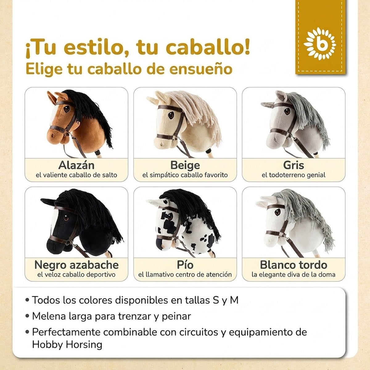 HOBBY HORSE FUCHS - GRÖSSE S - ES Infographic