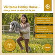 HOBBY HORSE GRAU - GRÖSSE M - FR Infographic