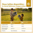 HOBBY HORSE GRAU - GRÖSSE M - FR Infographic