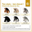 HOBBY HORSE GRAU - GRÖSSE M - FR Infographic