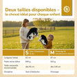 HOBBY HORSE SCHECKE - GRÖSSE M - FR Infographic