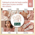 Holzschmuckset Reh Ella FSC® - FR Infographic