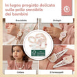 Holzschmuckset Reh Ella FSC® - IT Infographic