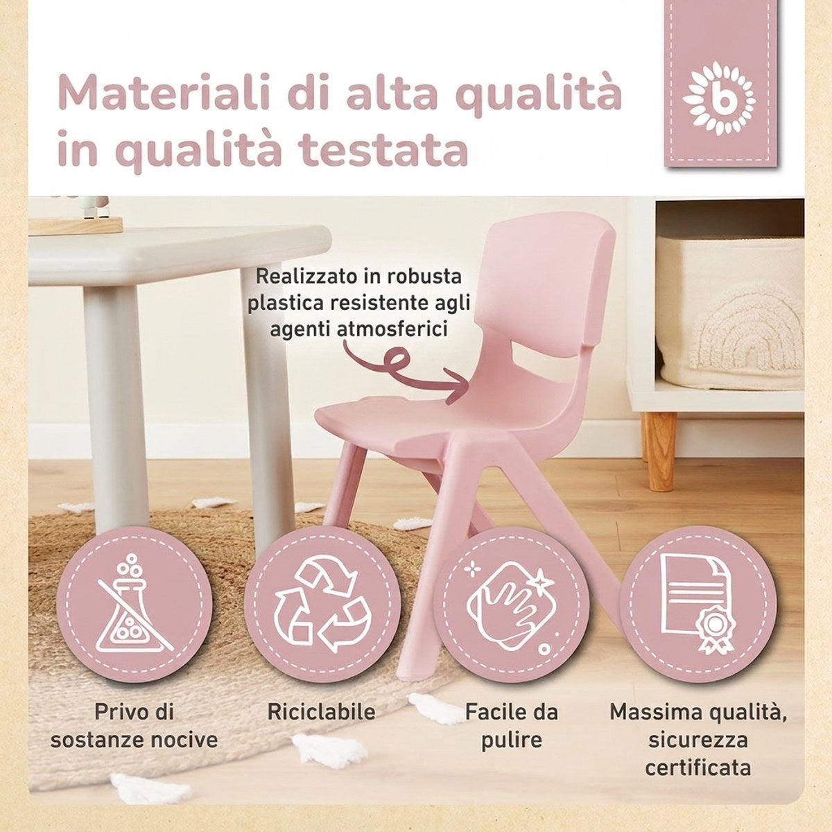 Kinderstuhl dreamy rose - IT Infographic