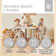 Kinderstuhl silver - ES Infographic