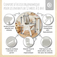 Kinderstuhl silver - FR Infographic
