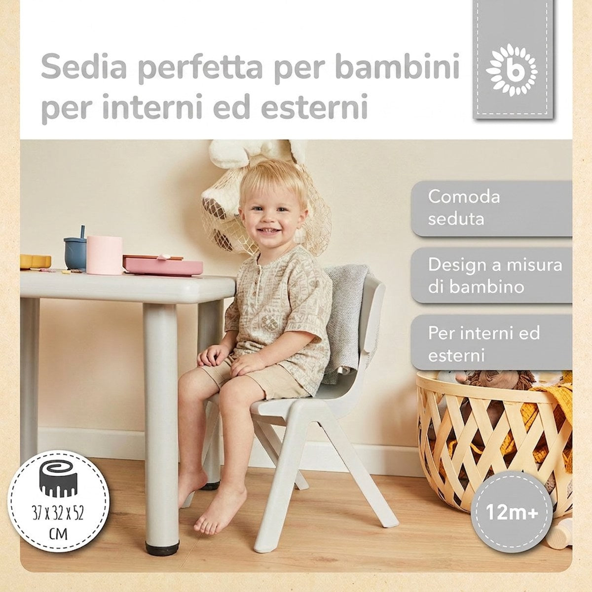 Kinderstuhl silver - IT Infographic