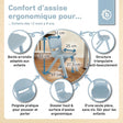 Kinderstuhl hazy blue - FR Infographic