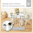 Kindertisch silver - FR Infographic