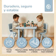 Kindertisch hazy blue - ES Infographic