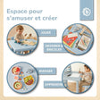 Kindertisch hazy blue - FR Infographic