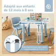 Kindertisch hazy blue - FR Infographic