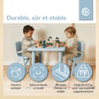 Kindertisch hazy blue - FR Infographic
