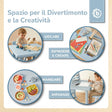 Kindertisch hazy blue - IT Infographic