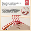Kleiderbügel 8er Set berry - FR Infographic