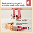 Kleiderbügel 8er Set berry - IT Infographic