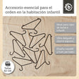 Kleiderbügel 8er Set black - ES Infographic