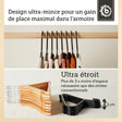 Kleiderbügel 8er Set black - FR Infographic