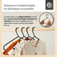 Kleiderbügel 8er Set black - FR Infographic