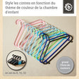 Kleiderbügel 8er Set black - FR Infographic