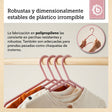 Kleiderbügel 8er Set dreamy rose - ES Infographic