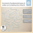Kleiderbügel 8er Set hazy blue - ES Infographic