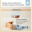 Kleiderbügel 8er Set hazy blue - IT Infographic