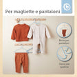 Kleiderbügel 8er Set hazy blue - IT Infographic