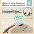 Kleiderbügel 8er Set light teal - FR Infographic