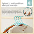 Kleiderbügel 8er Set light teal - FR Infographic