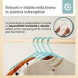 Kleiderbügel 8er Set light teal - IT Infographic