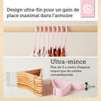 Kleiderbügel 8er Set rose - FR Infographic