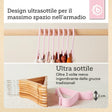 Kleiderbügel 8er Set rose - IT Infographic