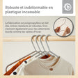 Kleiderbügel 8er Set silver - FR Infographic