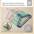 Kleiderbügel 8er Set silver - FR Infographic