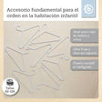 Kleiderbügel 8er Set misty blue - ES Infographic