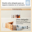 Kleiderbügel 8er Set misty blue - ES Infographic