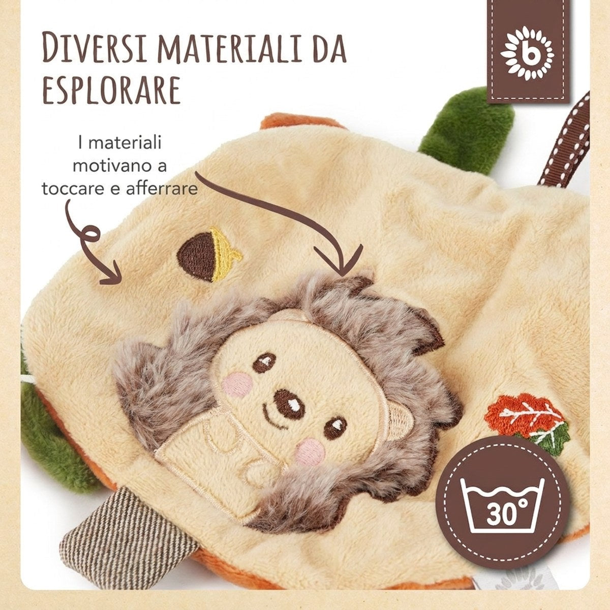 Knistertuch Igel Piksi - IT Infographic