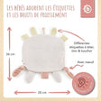 Knistertuch Reh Ella - FR Infographic