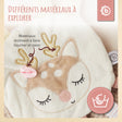 Knistertuch Reh Ella - FR Infographic