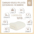 Kuscheldecke Fleece beige - IT Infographic