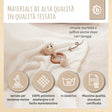 Kuscheldecke Fleece beige - IT Infographic