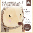 Kuschelkissen Igel Piksi - FR Infographic