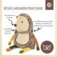 Kuschelkissen Igel Piksi - FR Infographic