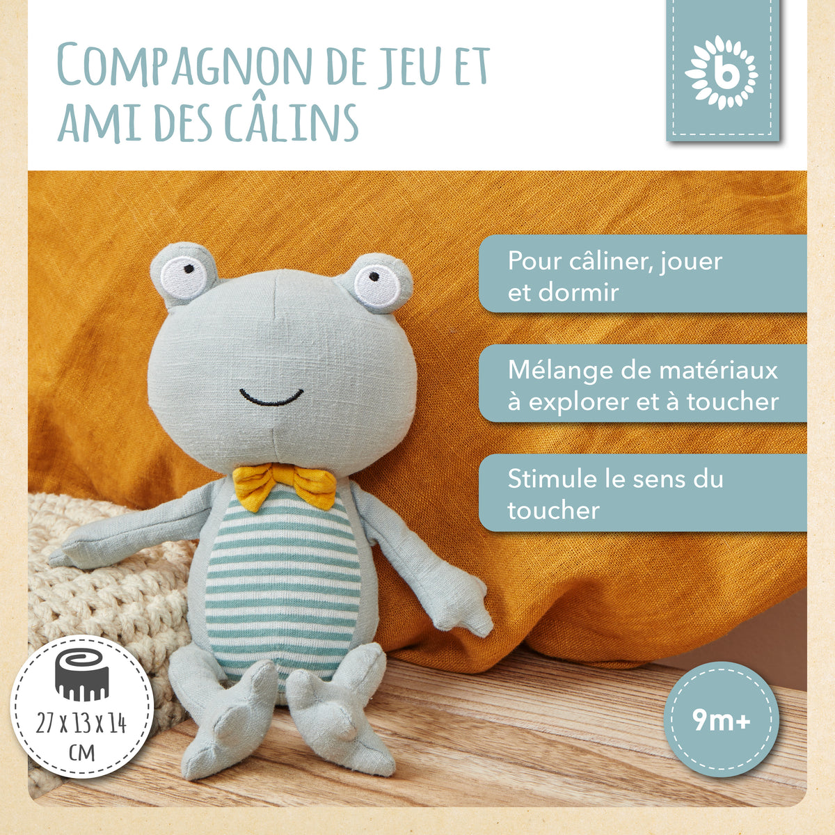Kuscheltier Frosch - FR Infographic
