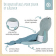 Kuscheltier Frosch mit Schmusetuch - FR Infographic